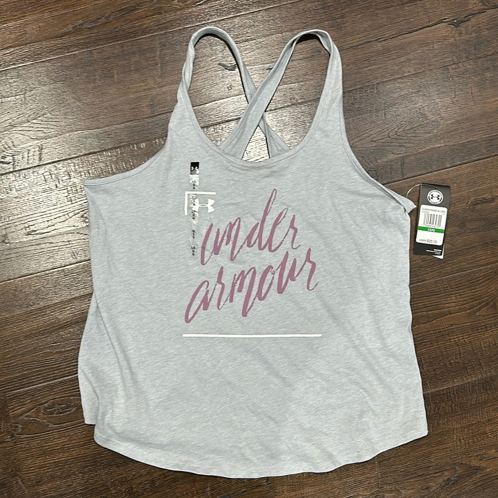 Under armour ladies size L new! with tags!  work out tank!